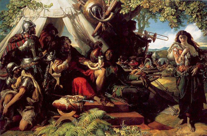Maclise, Daniel King Cophetua and the Beggarmaid oil painting image